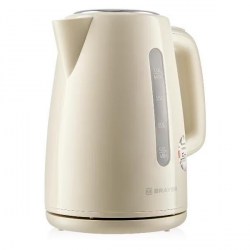 Электрочайник BRAYER BR-1069 бежевый, 1,7л сталь