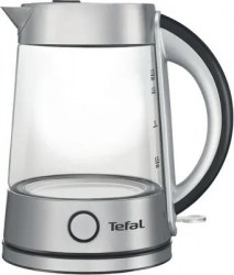 Электрочайник Tefal KI760D30 серебро, стекло 1,7л