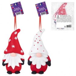 Елочное украшение Золотая сказка 592410 "Гномик" 12*6см, полимерная глина, ассорти