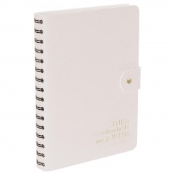 Ежедневник А5 БиДжи DuA5_67338 "Embrace. Azalea", пудровый, на гребне недатир, кожзам 386840