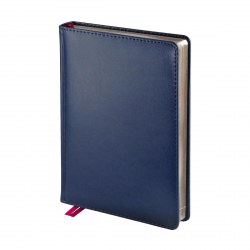 Ежедневник А5+ Bruno Visconti 3-212/01 "PARLIAMENT" синий, серебряный срез