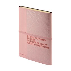 Ежедневник А5 Bruno Visconti 3-225/04 "BILBAO" зефирный розовый, на резинке