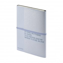 Ежедневник А5 Bruno Visconti 3-225/05 "BILBAO" зефирный голубой, на резинке