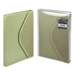 Ежедневник А5+ Феникс 67162 ПИКЕ оливковый, кожзам 160л. недатир