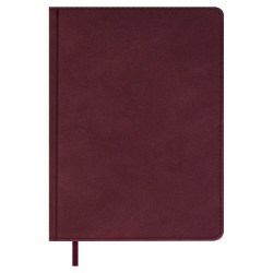 Ежедневник А5 Феникс 70591 НУБУК бордовый, кожзам, 160л. недатир 146х211мм, ляссе