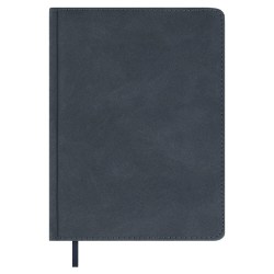 Ежедневник А5 Феникс 70592 НУБУК темно-синий, кожзам, 160л. недатир 146х211мм, ляссе