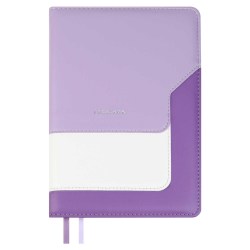Ежедневник А5 Феникс 70598 ЛАЙКА сиреневый, кожзам, 160л. недатир 146х211мм, ляссе