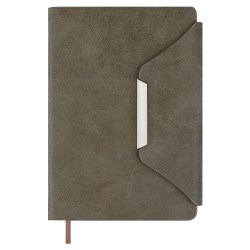 Ежедневник А5 Феникс 70609 СПИЛОК ДЕЛАВЭ светло-коричневый, кожзам, 160л. недатир 146х211мм, ляссе