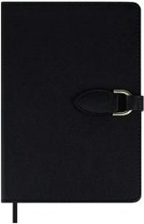 Ежедневник А5 Феникс 70611 БУЙВОЛ черный кожзам, 120л. ляссе