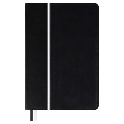 Ежедневник А5 Феникс 70622 САРИФ черный/белый, кожзам, 160л. недатир 146х211мм, ляссе
