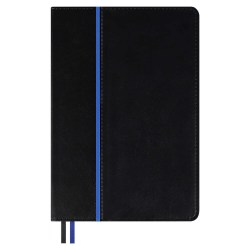 Ежедневник А5 Феникс 70623 САРИФ черный/синий, кожзам, 160л. недатир 146х211мм, ляссе