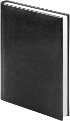 Ежедневник А5 Lamark 02423 "Sigma" черный, кожзам, ляссе