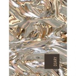 Ежедневник А6 Канц-Эксмо ЕЖ22612808 "Золотые волны" soft touch 128л, 7БЦ  