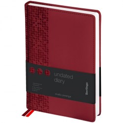 Ежедневник Berlingo UD0_80504 А5 "Vivella Prestige" 160л, кожзам, бордовый 276370