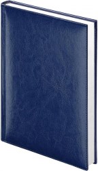 Ежедневник Lamark 0911 А5 "BIRMINGHAM" синий, кожзам 352 стр прошит
