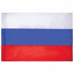 Флаг  РФ 90*135см без герба (полиэфирный шелк), STAFF 550225
