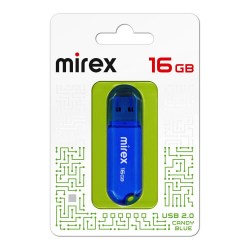 Флэш-диск Mirex CANDY BLUE 16GB USB 2.0 13600-FMUCBU16