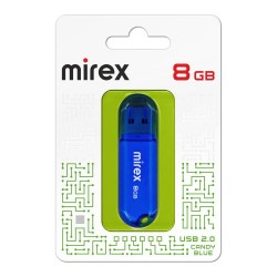 Флэш-диск Mirex CANDY BLUE 8GB USB 2.0 13600-FMUCBU08