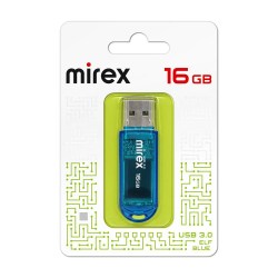Флэш-диск Mirex ELF BLUE 16GB ecopack 3.0 13600-FM3BEF16