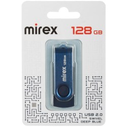 Флэш-диск Mirex SWIVEL BLACK 128GB ecopack 13600-FMURS128