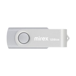 Флэш-диск Mirex SWIVEL SILVER 128GB  ecopack 13600-FMUSI128