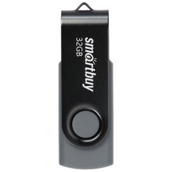 Флэш-диск Smart Buy 32Gb Twist USB 2.0 SB032GB2TWK черный Flash Drive 350471