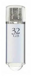 Флэш-диск Smart Buy 32Gb V-Cut USB 2.0 SB32GBVC-S серебро Flash Drive 227883