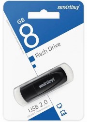 Флэш-диск Smart Buy 8Gb Scout USB 2.0 SB008GBSCK черный Flash Drive 