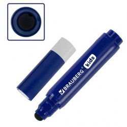 Фломастеры 10цв. Brauberg KIDS 152605 утолщенные, супер смываемые, противоударный наконечник