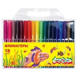 Фломастеры 18цв. Каляка-Маляка ФКМ18  в блистере 038261