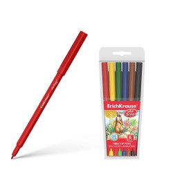 Фломастеры  6цв. ErichKrause 33049 Super Washable