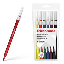 Фломастеры  6цв. ErichKrause 61827 "light"