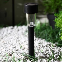 Фонарь садовый на солнечной батарее "Цилиндр" 30см д.4,5см LED белый 2997280