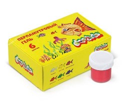 Гель  6цв. Каляка-Маляка 22мл перламутр ГПКМ06/22  065230