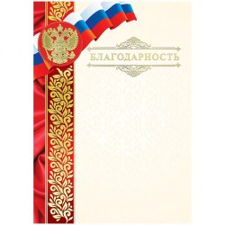 Грамота ArtSpace BBLKF_10572 "Благодарность" А4 234033