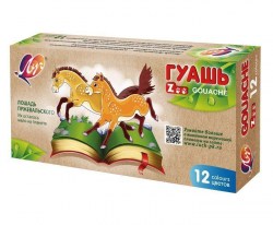 Гуашь 12цв. Луч 20С1356 ZOO 15мл к/кор 067559