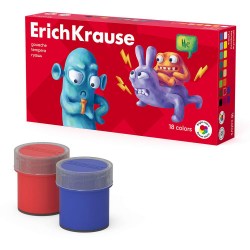 Гуашь 18цв. ErichKrause 61416 "Jolly Friends" 20мл