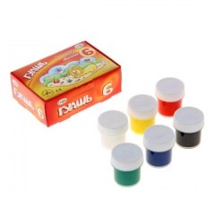 Гуашь  6цв. Гамма 221030 "Мультики" 20мл карт/уп 001396