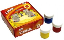 Гуашь  9цв. Гамма 221031 "Мультики" 20мл 001397 