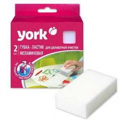 Губка д/пос. York 913300 меламиновая 2шт. ОптиКом 31-5422