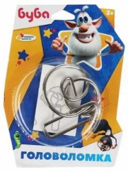 Игра-головоломка Играем всместе БУБА металл 14х10х4см 2009К419-R 28382/325148