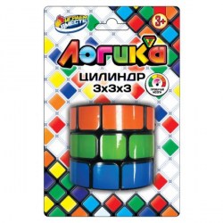 Игра логическая.Умка.Цилиндр 3х3 17х11х7см. 2311К0936-R 60003/394273