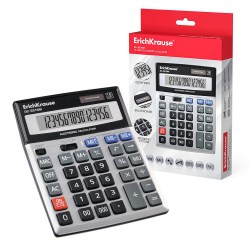 Калькулятор  ErichKrause 45516 DC-5516M Classic12 разр, серебро
