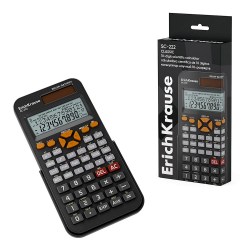 Калькулятор научный ErichKrause SC-222 Classic, черный, 10 разрядов 62005