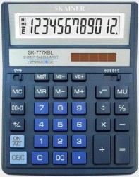 Калькулятор  Skainer SK-777XBL 12 разр, бухгалтерский, синий