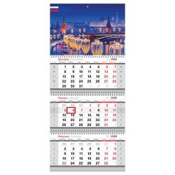 Календарь настенный на 2026г. BG 380942 "Сердце России" 3 блочн, 3 гребень, бегунок 
