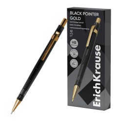 Карандаш авт. 0,5мм ErichKrause 60978 Black Pointer Gold