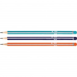 Карандаш ч/г Centrum 88007 HB трехгранный, ассорти