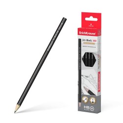 Карандаш ч/г  ErichKrause 45604 HB Jet Black