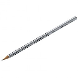 Карандаш ч/г Faber-Castell 117002 2B "GRIP 2001" трехгранный с антискользящим покрытием 286150